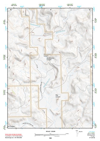 37109NE Page 103 Blanding Topo Preview 1