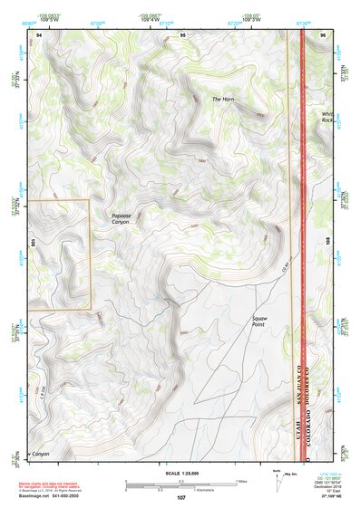 37109NE Page 107 Blanding Topo Preview 1