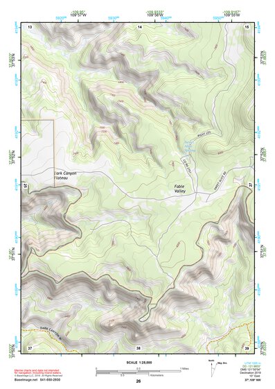 37109NW Page 26 Blanding Topo Preview 1
