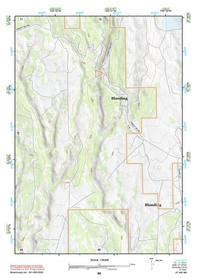 37109NW Page 84 Blanding Topo Preview 1
