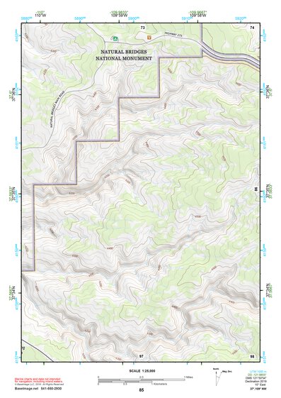 37109NW Page 85 Blanding Topo Preview 1