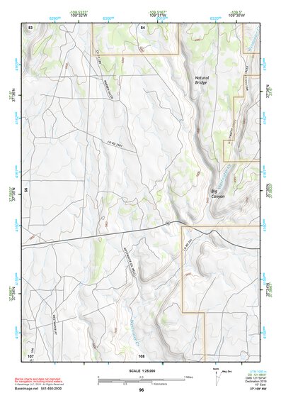37109NW Page 96 Blanding Topo Preview 1