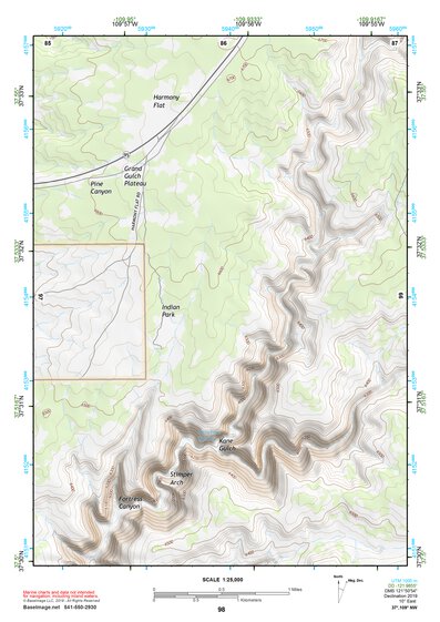 37109NW Page 98 Blanding Topo Preview 1