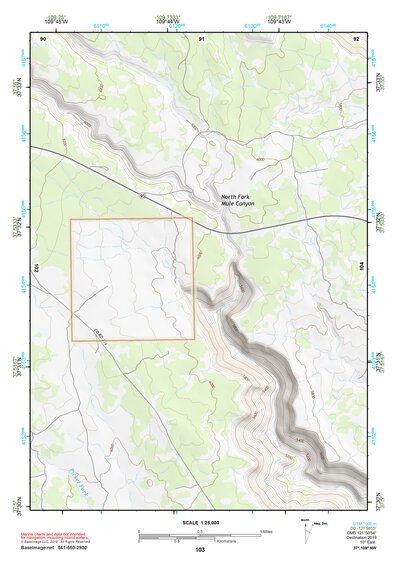 37109NW Page 103 Blanding Topo Preview 1