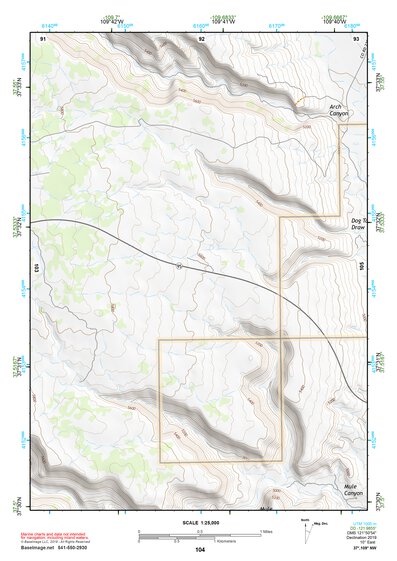 37109NW Page 104 Blanding Topo Preview 1