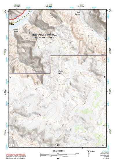37110NE Page 11 Hite Crossing Topo Preview 1