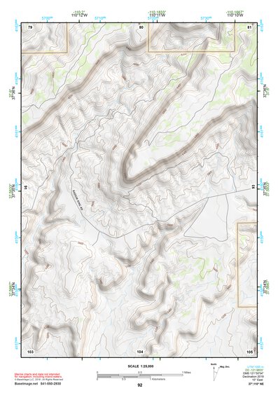 37110NE Page 92 Hite Crossing Topo Preview 1