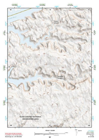 37110NW Page 95 Hite Crossing Topo Preview 1