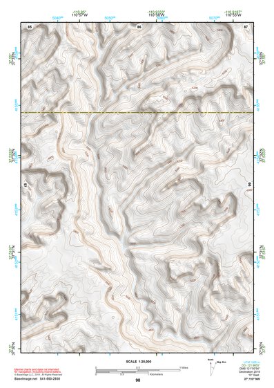 37110NW Page 98 Hite Crossing Topo Preview 1
