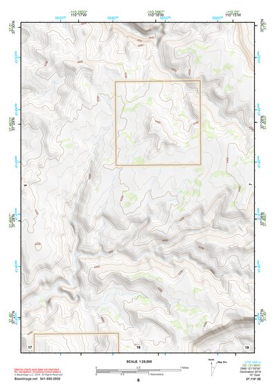 37110SE Page 6 Navajo Mountain Topo Preview 1