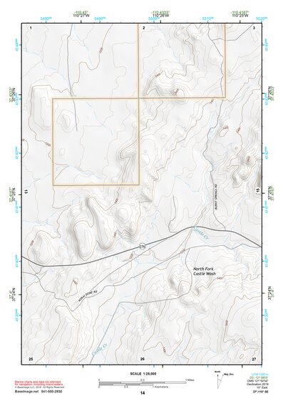 37110SE Page 14 Navajo Mountain Topo Preview 1