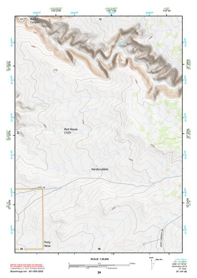 37110SE Page 24 Navajo Mountain Topo Preview 1