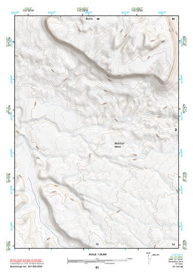 37110SE Page 61 Navajo Mountain Topo Preview 1