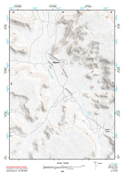 37110SE Page 101 Navajo Mountain Topo Preview 1