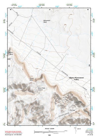 37110SE Page 103 Navajo Mountain Topo Preview 1