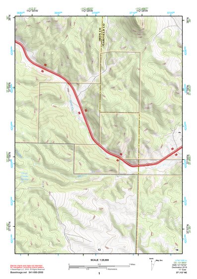 37112NE Page 1 Panguitch Topo Preview 1