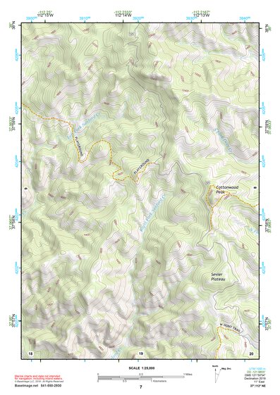 37112NE Page 7 Panguitch Topo Preview 1
