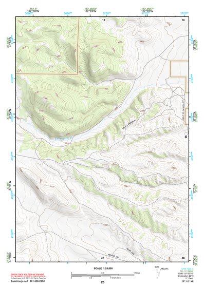 37112NE Page 25 Panguitch Topo Preview 1