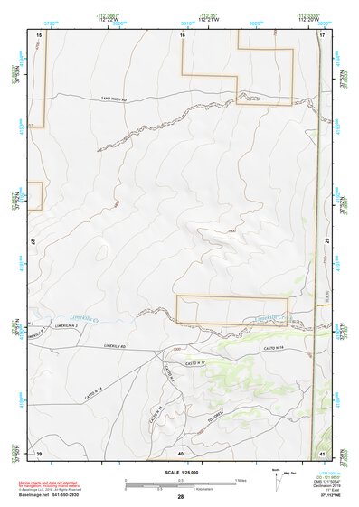 37112NE Page 28 Panguitch Topo Preview 1