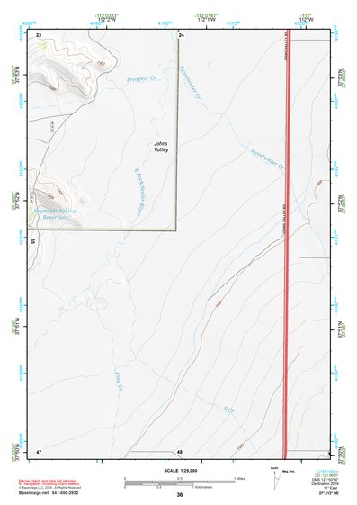 37112NE Page 36 Panguitch Topo Preview 1