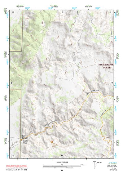 37112NE Page 41 Panguitch Topo Preview 1
