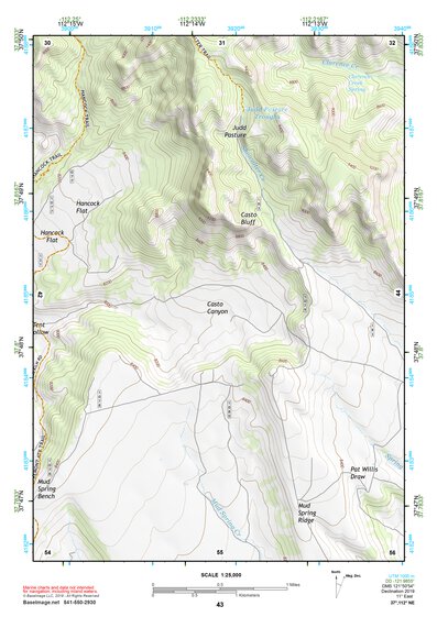 37112NE Page 43 Panguitch Topo Preview 1