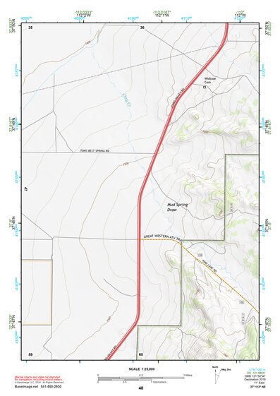 37112NE Page 48 Panguitch Topo Preview 1