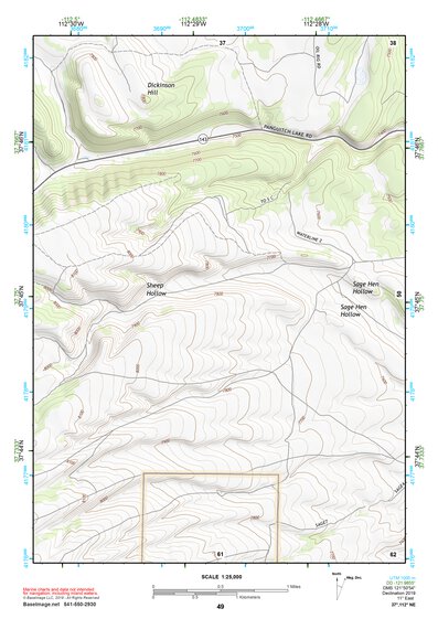 37112NE Page 49 Panguitch Topo Preview 1