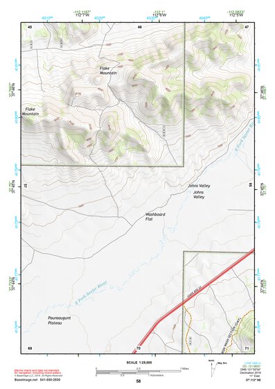 37112NE Page 58 Panguitch Topo Preview 1