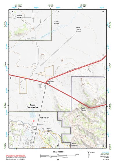 37112NE Page 69 Panguitch Topo Preview 1