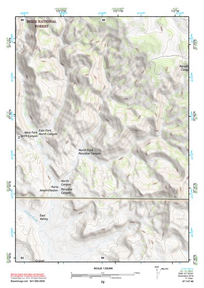 37112NE Page 72 Panguitch Topo Preview 1