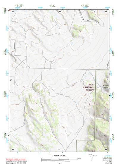 37112NE Page 75 Panguitch Topo Preview 1