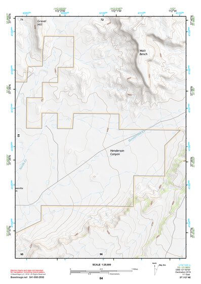37112NE Page 84 Panguitch Topo Preview 1