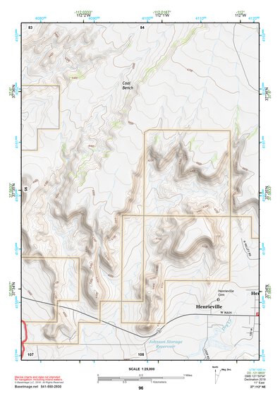 37112NE Page 96 Panguitch Topo Preview 1