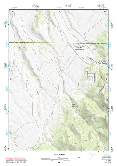 37112NE Page 98 Panguitch Topo Preview 1