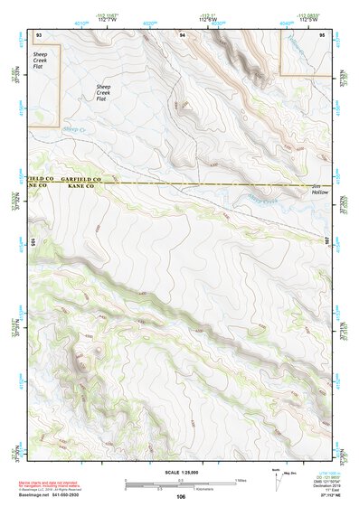 37112NE Page 106 Panguitch Topo Preview 1
