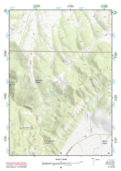 37112NW Page 10 Panguitch Topo Preview 1