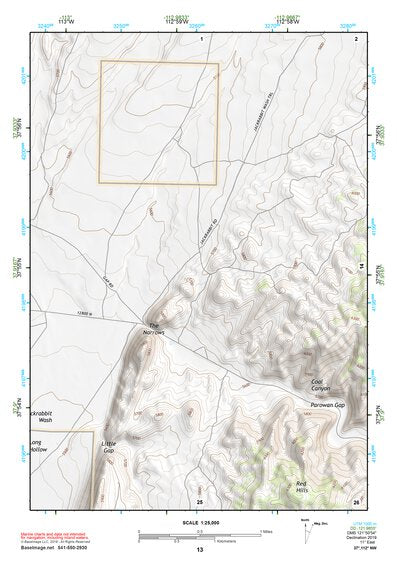 37112NW Page 13 Panguitch Topo Preview 1