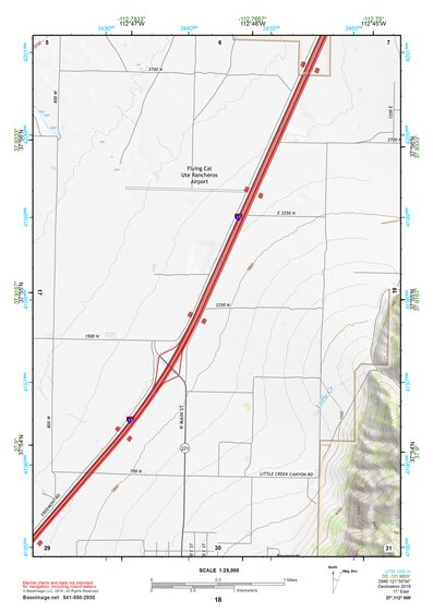 37112NW Page 18 Panguitch Topo Preview 1