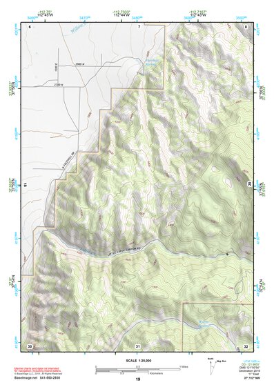 37112NW Page 19 Panguitch Topo Preview 1