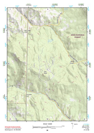 37112NW Page 20 Panguitch Topo Preview 1