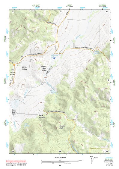 37112NW Page 22 Panguitch Topo Preview 1