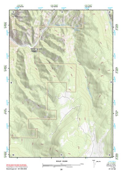 37112NW Page 31 Panguitch Topo Preview 1