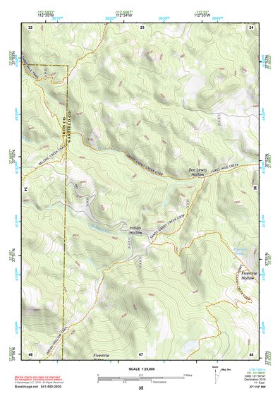 37112NW Page 35 Panguitch Topo Preview 1