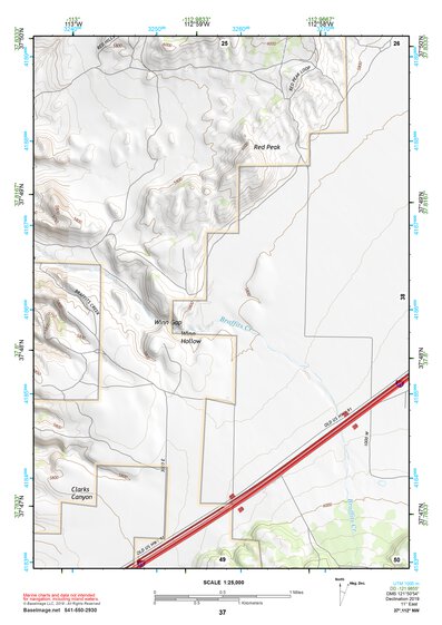 37112NW Page 37 Panguitch Topo Preview 1
