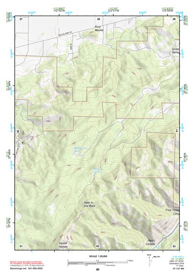 37112NW Page 40 Panguitch Topo Preview 1