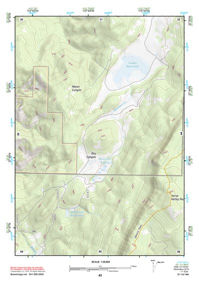 37112NW Page 43 Panguitch Topo Preview 1