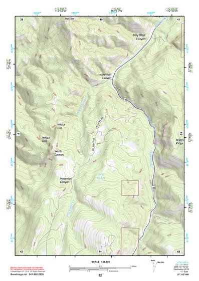 37112NW Page 52 Panguitch Topo Preview 1