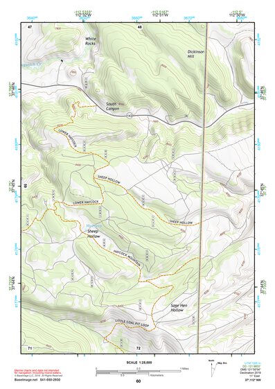 37112NW Page 60 Panguitch Topo Preview 1
