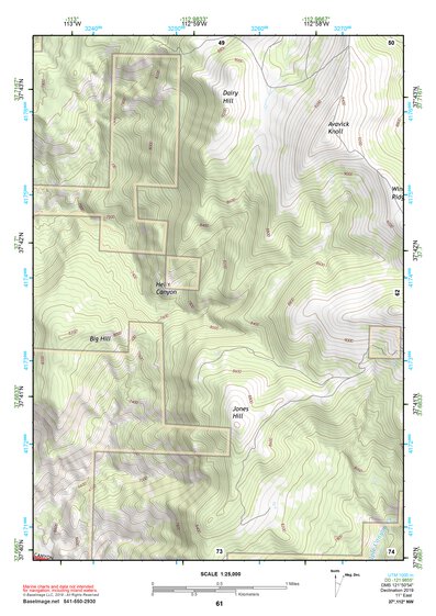 37112NW Page 61 Panguitch Topo Preview 1